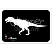 Glitter tattoo 041 Dinosaur T- rex Pack Of 5 (041 Dinosaur T- rex Pack Of 5)
